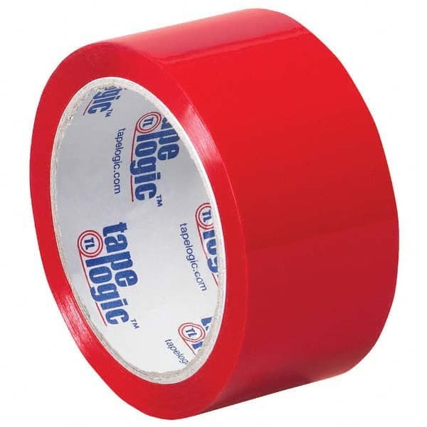 Tape Logic - Pack of (18) 55 Yd Rolls 2" Red Box Sealing & Label Protection Tape - USA Tool & Supply