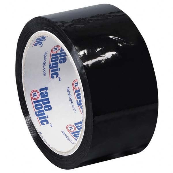 Tape Logic - Pack of (18) 55 Yd Rolls 2" Yd Black Box Sealing & Label Protection Tape - USA Tool & Supply