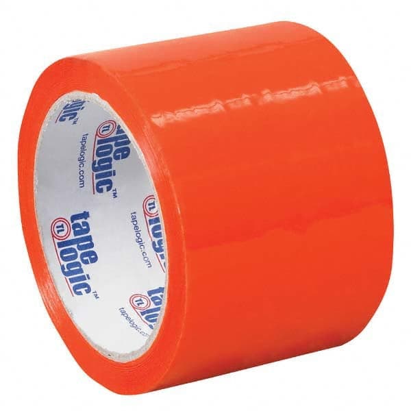 Tape Logic - Pack of (6) 55 Yd Rolls 3" Orange Box Sealing & Label Protection Tape - USA Tool & Supply