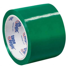 Tape Logic - Pack of (6) 55 Yd Rolls 3" Green Box Sealing & Label Protection Tape - USA Tool & Supply