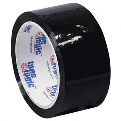 Tape Logic - Pack of (6) 55 Yd Rolls 2" Black Box Sealing & Label Protection Tape - USA Tool & Supply