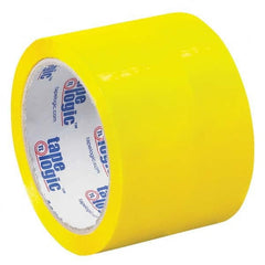 Tape Logic - Pack of (6) 55 Yd Rolls 3" Yellow Box Sealing & Label Protection Tape - USA Tool & Supply