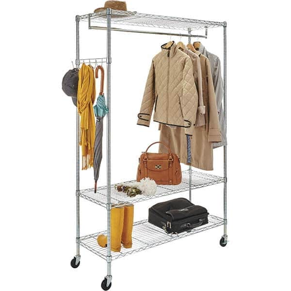 ALERA - 500 Lb Capacity 3 Shelf Wire Shelving - Starter Unit - USA Tool & Supply