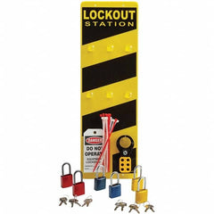 Brady - Equipped Lockout Device Station - USA Tool & Supply