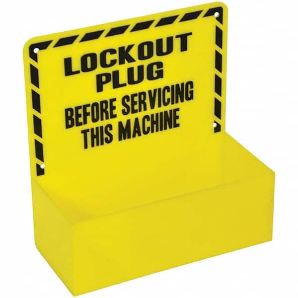 Brady - Empty Acrylic Lockout Device Station - USA Tool & Supply