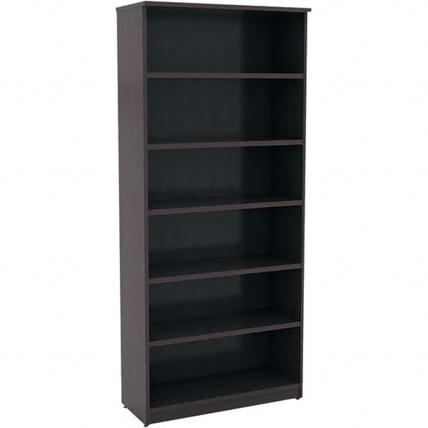 ALERA - Bookcases Height (Inch): 80-3/4 Color: Espresso - USA Tool & Supply