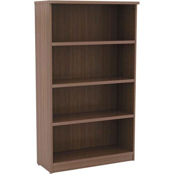 ALERA - Bookcases Height (Inch): 55 Color: Walnut - USA Tool & Supply