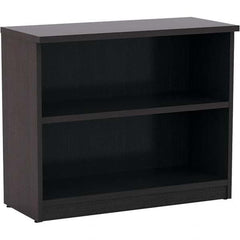 ALERA - Bookcases Height (Inch): 29-1/2 Color: Espresso - USA Tool & Supply