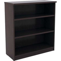 ALERA - Bookcases Height (Inch): 39-3/4 Color: Espresso - USA Tool & Supply