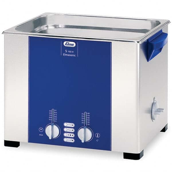 Elma - 2.5 Gal Bench Top Water-Based Ultrasonic Cleaner - USA Tool & Supply