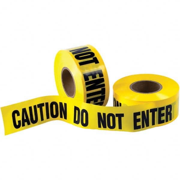 Value Collection - Barricade & Flagging Tape Tape Type: Barricade Legend: Do Not Enter - USA Tool & Supply