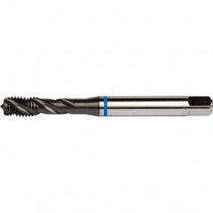 DORMER - 5/16-18 UNC 3 Flute 2B/3B Semi-Bottoming Spiral Flute Tap - USA Tool & Supply