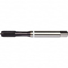 DORMER - 1-8 UNC 2BX 4 Flute TiAlN Finish Cobalt Machine Tap - USA Tool & Supply