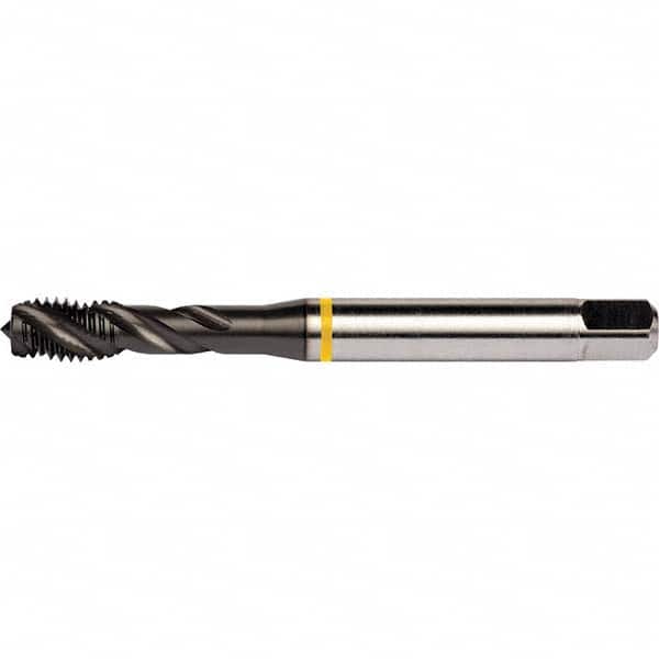 DORMER - 7/8-14 UNF 4 Flute 2B Semi-Bottoming Spiral Flute Tap - USA Tool & Supply