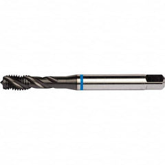 DORMER - 1/4-28 UNF 3 Flute 2B/3B Semi-Bottoming Spiral Flute Tap - USA Tool & Supply