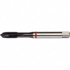 DORMER - 7/16-20 UNF 2B 3 Flute TiAlN Top Finish PM Cobalt Spiral Point Tap - USA Tool & Supply