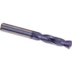 DORMER - 7/16" 140° Spiral Flute Solid Carbide Screw Machine Drill Bit - USA Tool & Supply