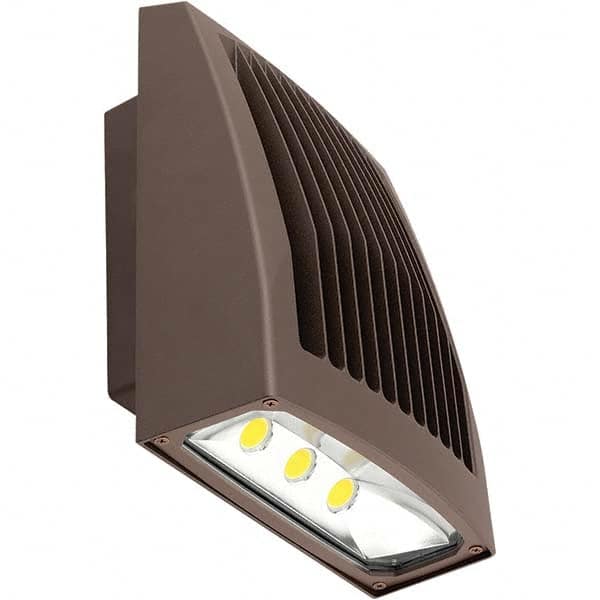 Hubbell Lighting - Wall Pack Light Fixtures Lamp Type: LED Wattage: 80 - USA Tool & Supply