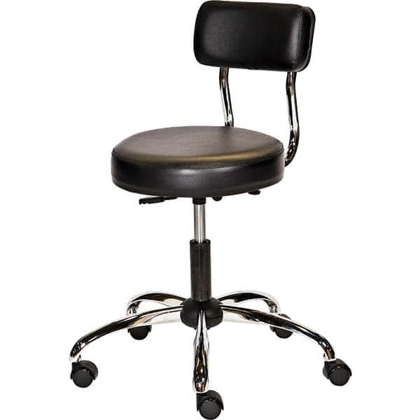 LISTA - Swivel & Adjustable Stools Type: Adjustable Height Swivel Stool Base Type: Swivel - USA Tool & Supply