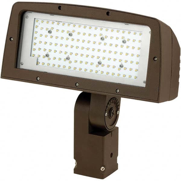 Hubbell Lighting - Floodlight Fixtures Mounting Type: Knuckle Mount Housing Color: Bronze - USA Tool & Supply