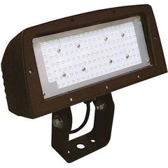 Hubbell Lighting - Floodlight Fixtures Mounting Type: Yoke Mount Housing Color: Bronze - USA Tool & Supply