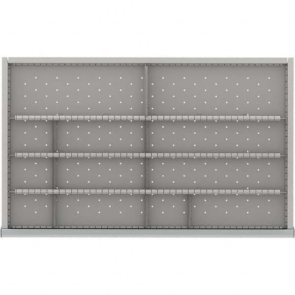 LISTA - 12-Compartment Drawer Divider Layout for 3.15" High Drawers - USA Tool & Supply