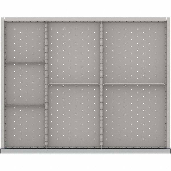LISTA - 7-Compartment Drawer Divider Layout for 3.15" High Drawers - USA Tool & Supply