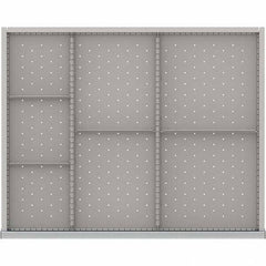 LISTA - 7-Compartment Drawer Divider Layout for 3.15" High Drawers - USA Tool & Supply