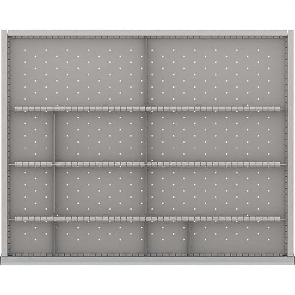 LISTA - 12-Compartment Drawer Divider Layout for 3.15" High Drawers - USA Tool & Supply