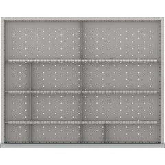 LISTA - 12-Compartment Drawer Divider Layout for 3.15" High Drawers - USA Tool & Supply