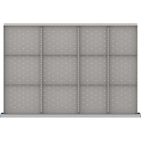 LISTA - 12-Compartment Drawer Divider Layout for 3.15" High Drawers - USA Tool & Supply