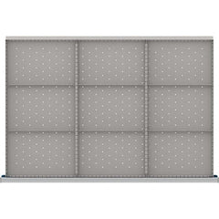 LISTA - 9-Compartment Drawer Divider Layout for 3.15" High Drawers - USA Tool & Supply