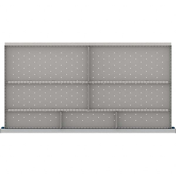 LISTA - 7-Compartment Drawer Divider Layout for 3.15" High Drawers - USA Tool & Supply