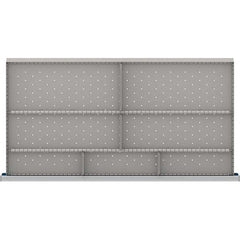 LISTA - 7-Compartment Drawer Divider Layout for 3.15" High Drawers - USA Tool & Supply