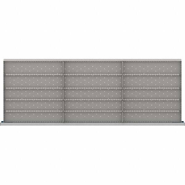 LISTA - 15-Compartment Drawer Divider Layout for 3.15" High Drawers - USA Tool & Supply