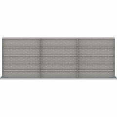 LISTA - 15-Compartment Drawer Divider Layout for 3.15" High Drawers - USA Tool & Supply