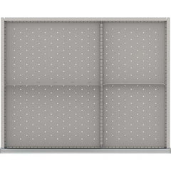LISTA - 4-Compartment Drawer Divider Layout for 3.15" High Drawers - USA Tool & Supply