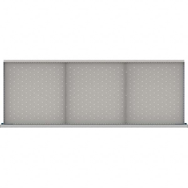 LISTA - 3-Compartment Drawer Divider Layout for 3.15" High Drawers - USA Tool & Supply