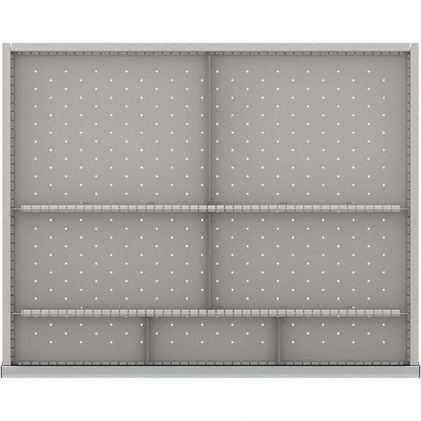LISTA - 7-Compartment Drawer Divider Layout for 3.15" High Drawers - USA Tool & Supply
