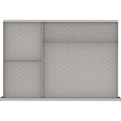 LISTA - 4-Compartment Drawer Divider Layout for 3.15" High Drawers - USA Tool & Supply