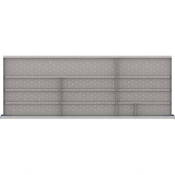 LISTA - 12-Compartment Drawer Divider Layout for 3.15" High Drawers - USA Tool & Supply