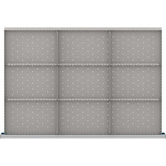 LISTA - 9-Compartment Drawer Divider Layout for 3.15" High Drawers - USA Tool & Supply