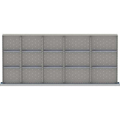 LISTA - 15-Compartment Drawer Divider Layout for 3.15" High Drawers - USA Tool & Supply