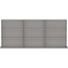 LISTA - 9-Compartment Drawer Divider Layout for 3.15" High Drawers - USA Tool & Supply