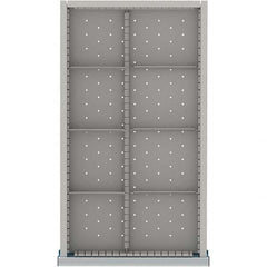 LISTA - 8-Compartment Drawer Divider Layout for 3.15" High Drawers - USA Tool & Supply