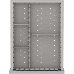 LISTA - 5-Compartment Drawer Divider Layout for 3.15" High Drawers - USA Tool & Supply