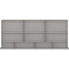 LISTA - 10-Compartment Drawer Divider Layout for 3.15" High Drawers - USA Tool & Supply