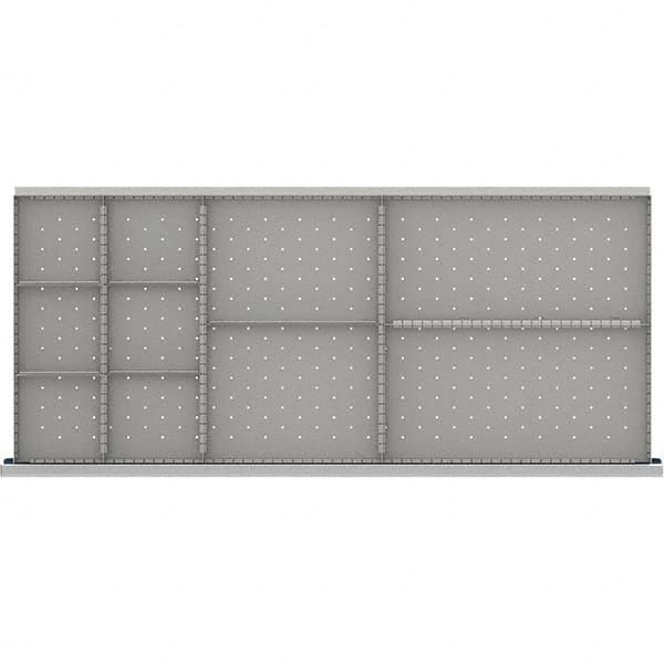 LISTA - 10-Compartment Drawer Divider Layout for 3.15" High Drawers - USA Tool & Supply