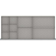 LISTA - 10-Compartment Drawer Divider Layout for 3.15" High Drawers - USA Tool & Supply