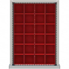 LISTA - 24-Compartment Drawer Divider Layout for 2.17" High Drawers - USA Tool & Supply